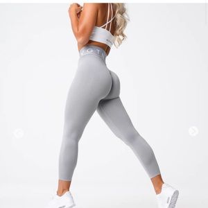 NVGTN Light Grey Sport Seamless Leggings